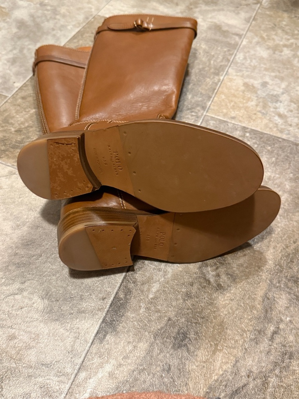 Polo Ralph Lauren Leather Riding Boots - Picture 5 of 9